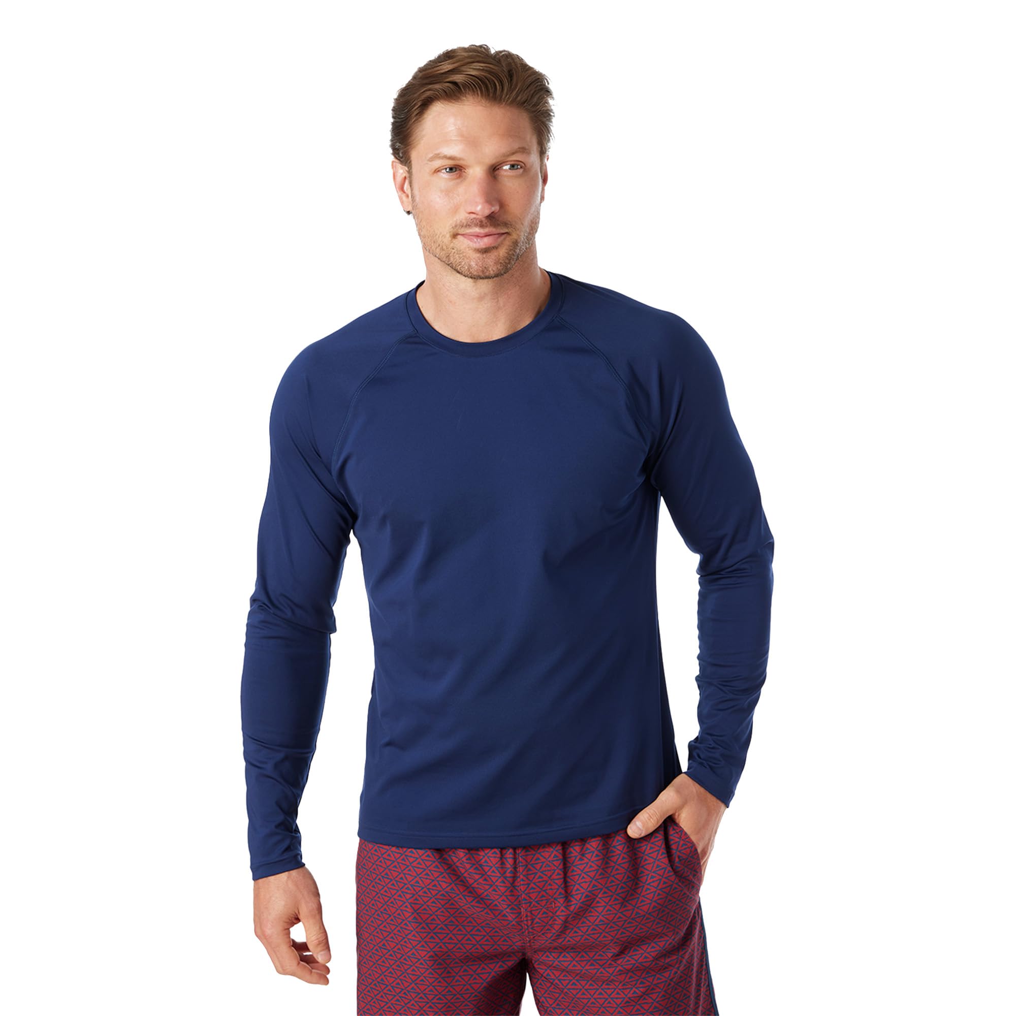 Fair Harbor The Anchor Rashguard –– Men's Athletic Rashguard –– Quick Dry, Raglan Sleeve, UPF 50 Sun Protection