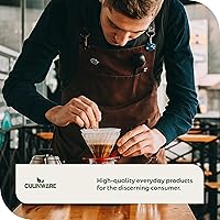 Vista 7 de CulinWare Agitadores de café y bebidas de madera de abedul ecológicos, ideales para tu rincón de café. (1000, 5.5 pulgadas)