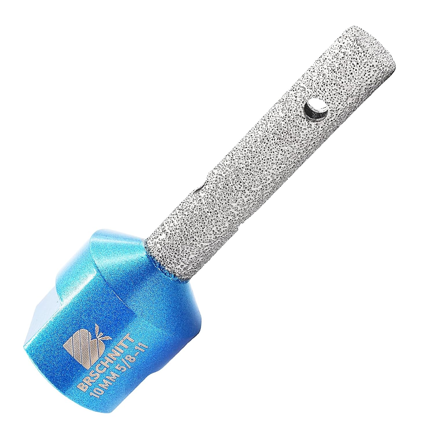 Diamond Finger Milling Bits - BRSCHNITT 2pcs 1 3/16" Dry Core Drill Bit for Enlarging Shaping Existing Holes of Porcelain,Hard Ceramic,Granite,Marble with 5/8-11 Thread