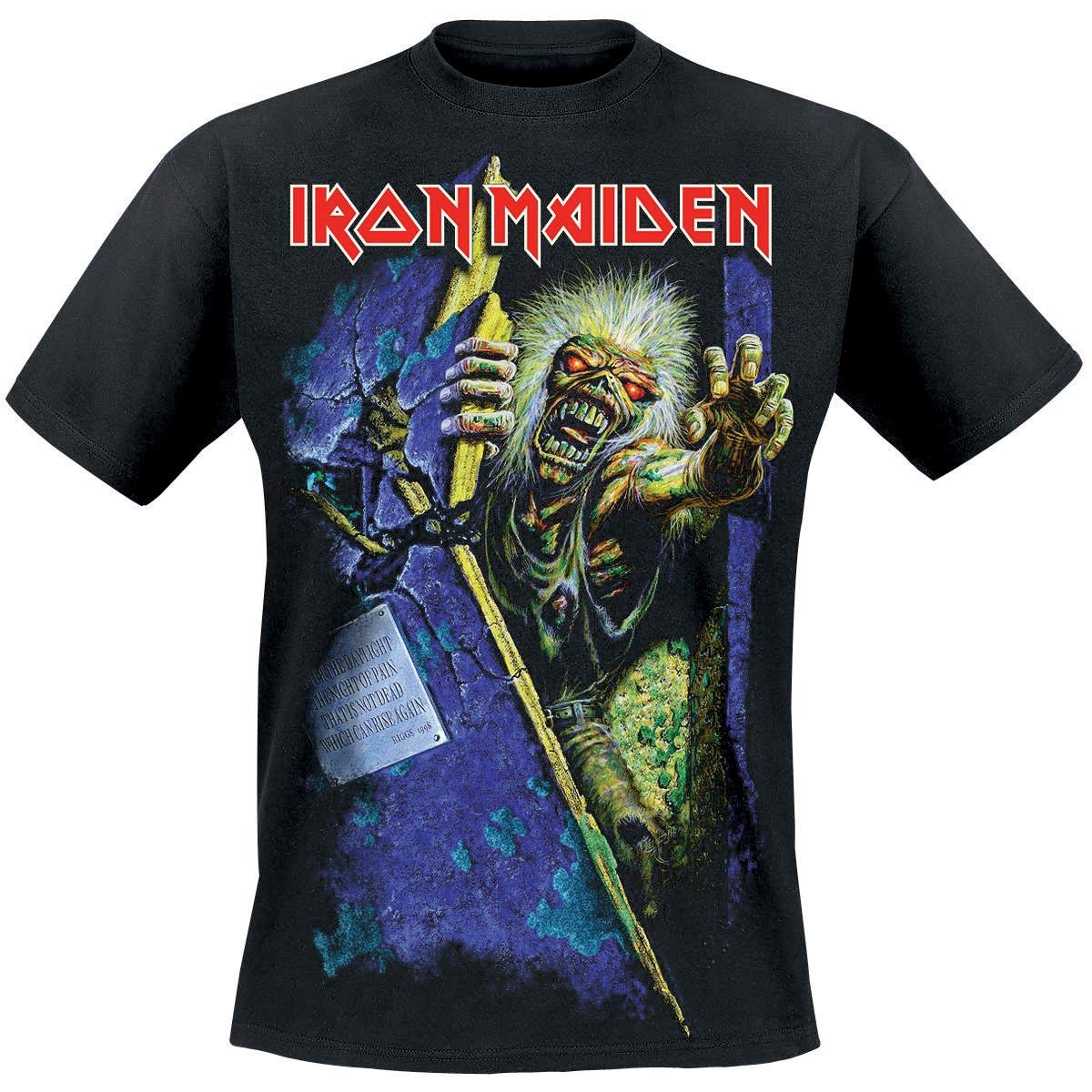 Iron Maiden Men's No Prayer Short Sleeve T-Shirt, Black, M
