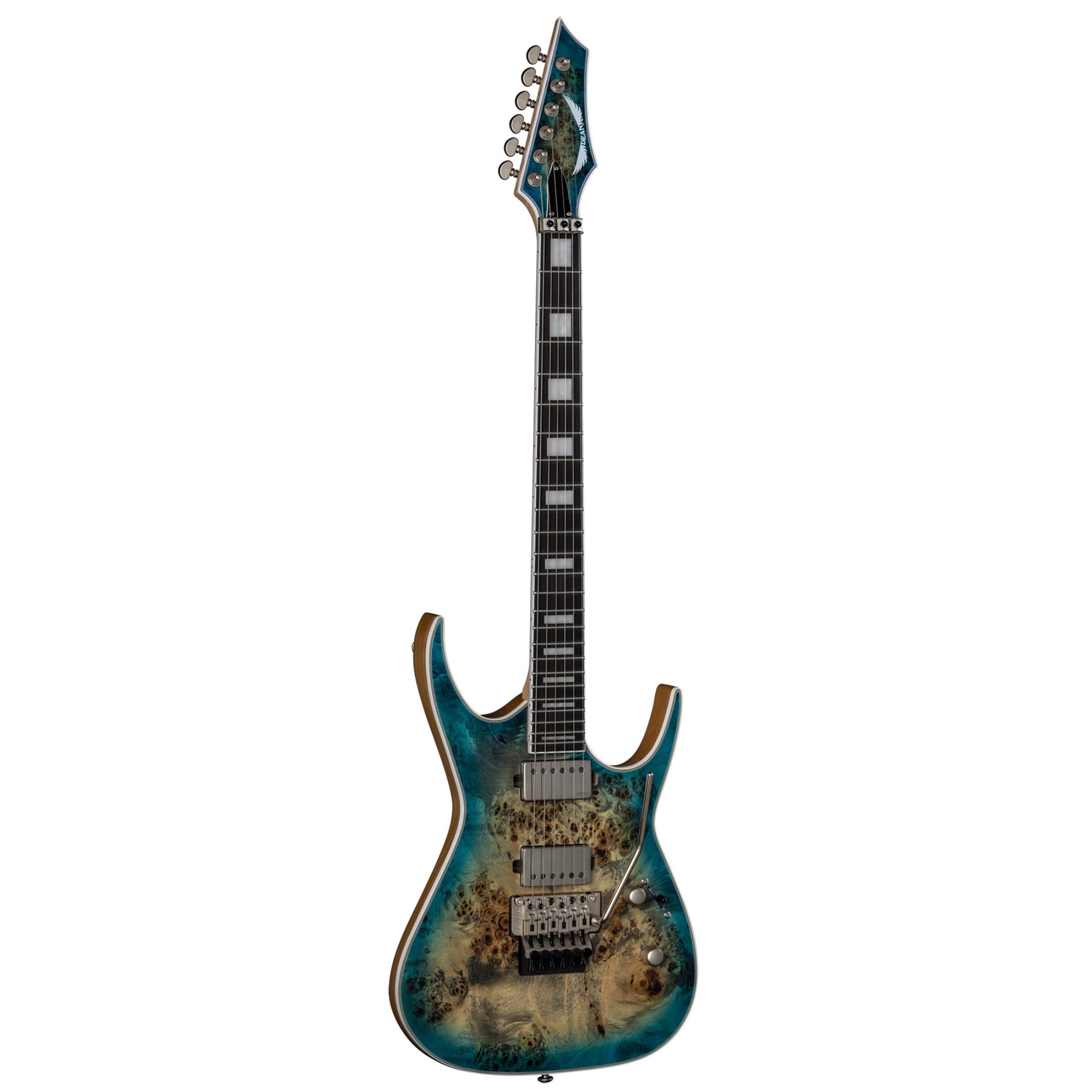 Dean Guitars Exile Select Floyd Rose 6 String Burl Poplar Electric