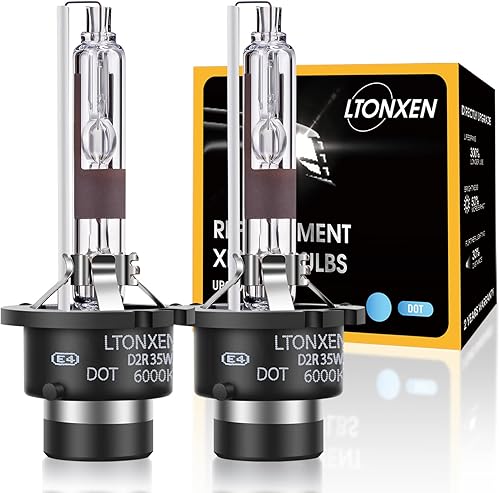 Miniatura 7 de LTONXEN Bombilla HID D1S para faros delanteros, bombillas de xenón blanco frío de 6000 K, 12 V, repuesto directo, bombilla HID de 35 W, combinación