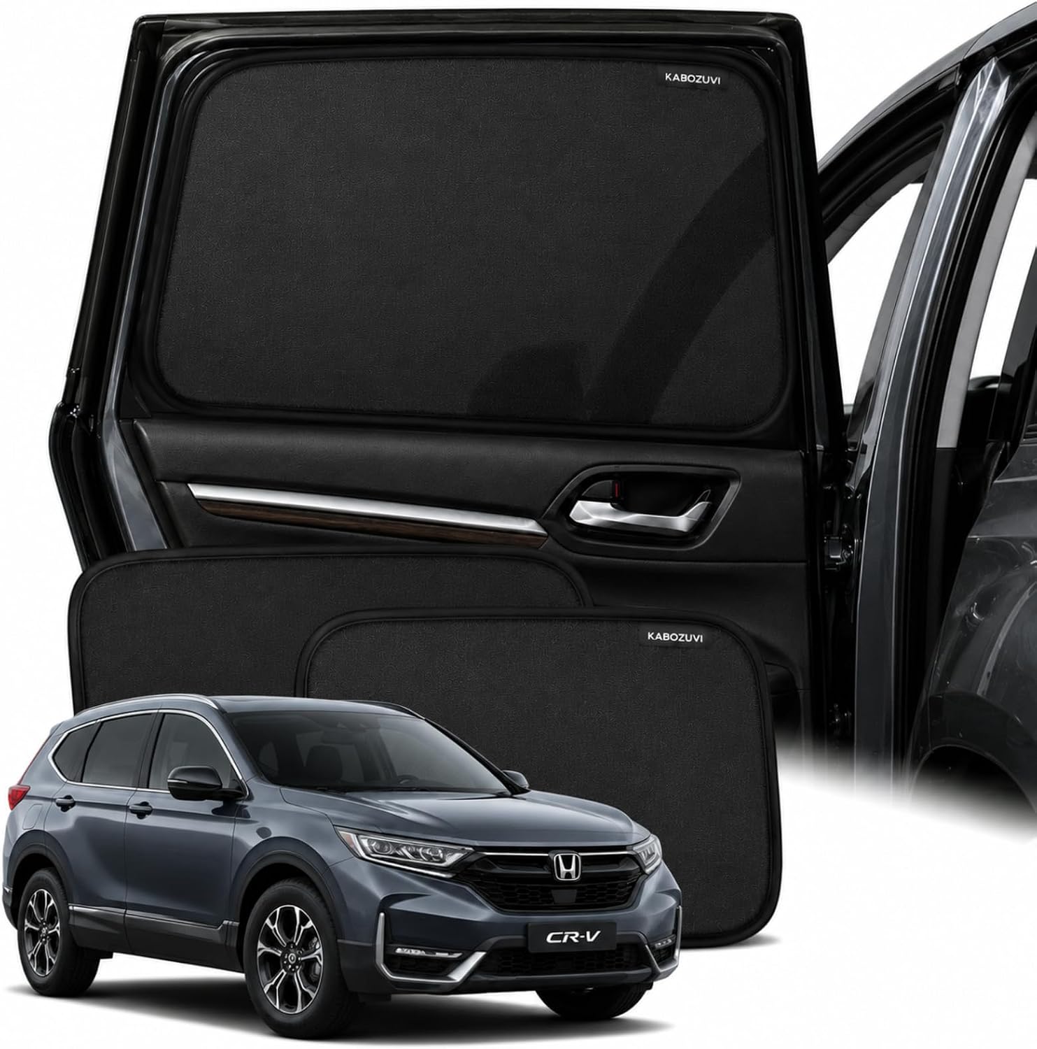 Car Window Shades for 2023-2025 Honda CRV Rear Side Window Mesh Sun Shade