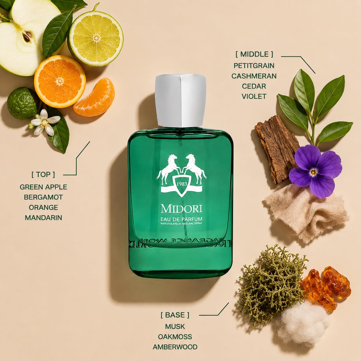 Amazon.com : Fragrance World Midori EDP Perfume 100 ML : Beauty