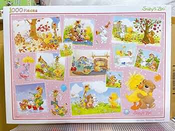 ジグソーパズル スージーズー 完成品 300ピース 額付き Suzy's Zoo スージーズー300ピース ジグソーパズル - メルカリ
