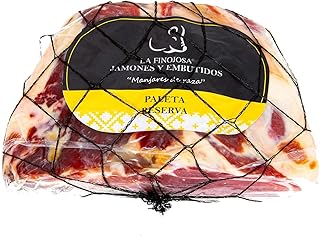 1/2 Paleta Reserva Deshuesada - Peso de 1,2 Kg - Mínimo 16 Meses de Curación - Aroma Intenso y Agradable - Posee un Sabor Dulce y Poco Salado - Paletilla Envasada al Vacío - La Finojosa