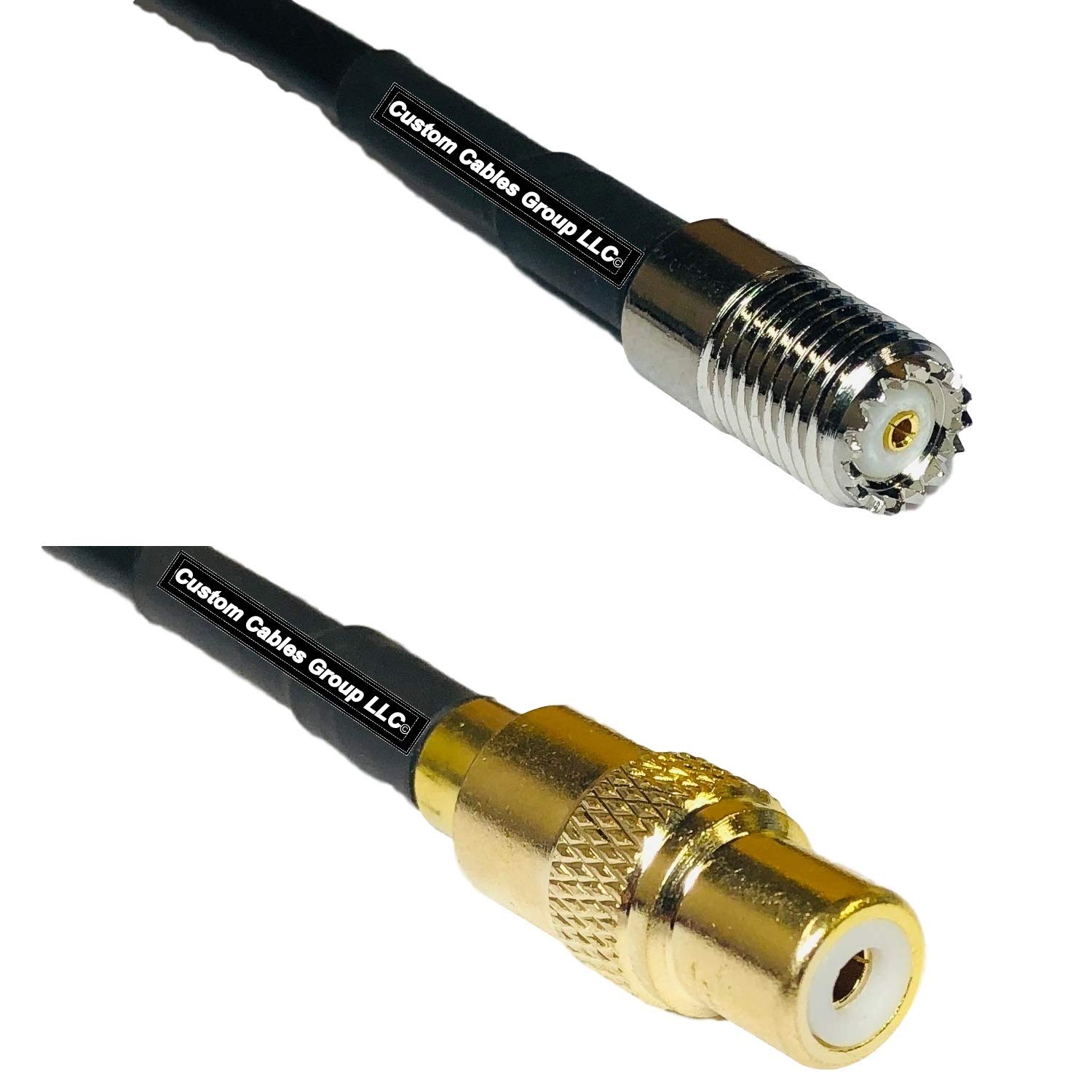 6 feet RFC240 KSR240 Mini UHF Female to RCA Female RF Pigtail Coaxial Cable