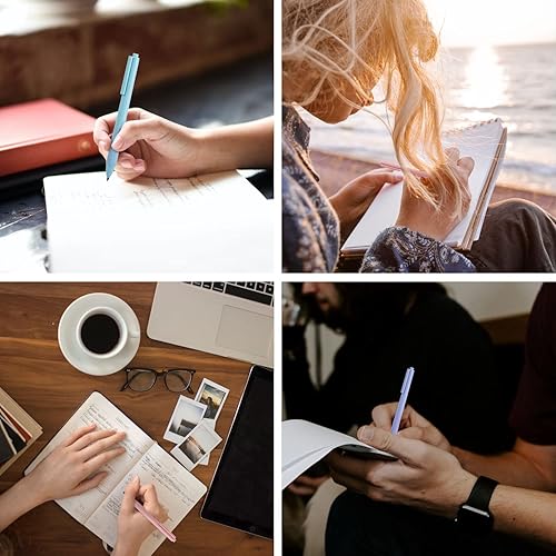 Miniatura 7 de LUTER 3 lápices mágicos sin tinta, lápiz infinito eterno, borrable, con 3 recambios de repuesto, diseño de empuje para comprimir, lápiz eterno para