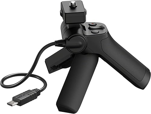 Miniatura 2 de Sony VCT-SGR1 - Trípode de cámara con agarre de disparo para vlogging con una sola mano, ángulos ajustables, paquete de selfie creativo y estable