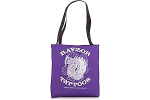 Steampunk Dragon Tattooing with Gear Background Tattoo Logo Tote Bag