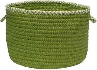 Colonial Mills de Pata de Gallo Bright Edge Cesta, 14 por 25,4 cm, Color Verde
