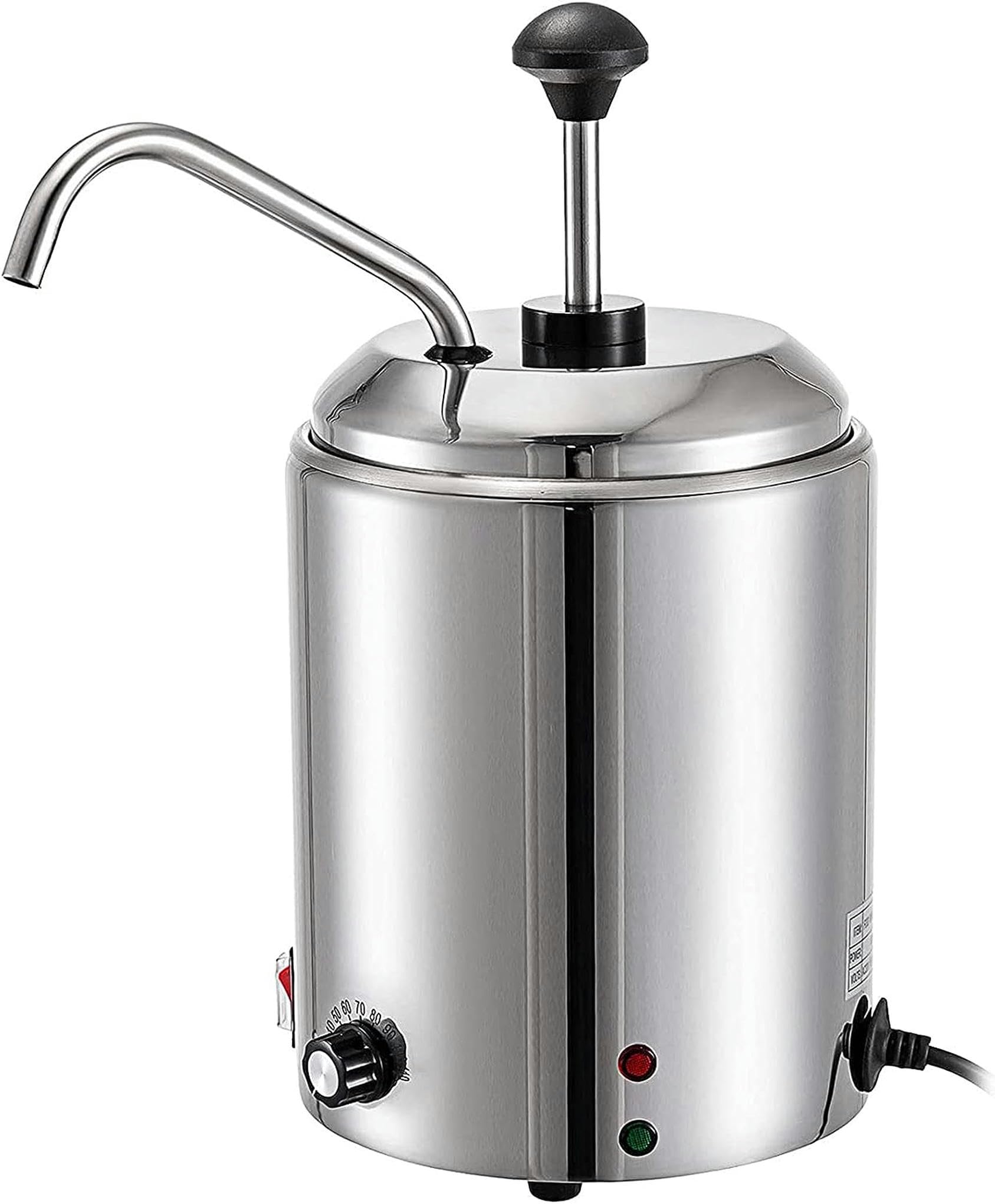 Chauffe-distributeur de fromage 1600W pour machine à nacho et buffet