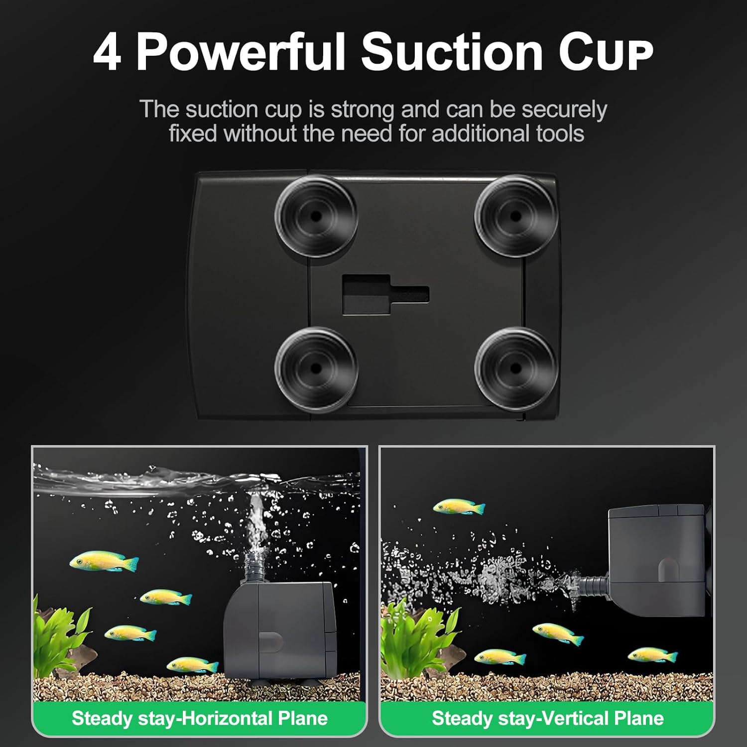 Replacement Pump 1500L/H 400GPH for LONGRUN 48'' Mirror Waterfall Fountain Indoor Water Fountain