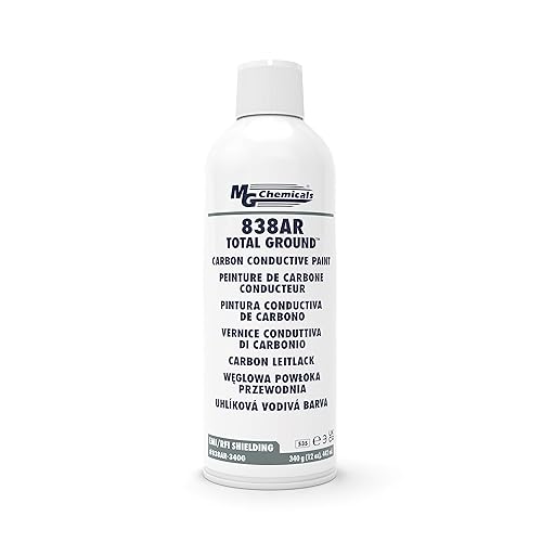 MG Chemicals Total Ground - Revestimiento conductivo de carbón, (12 onzas), lata de aerosol.