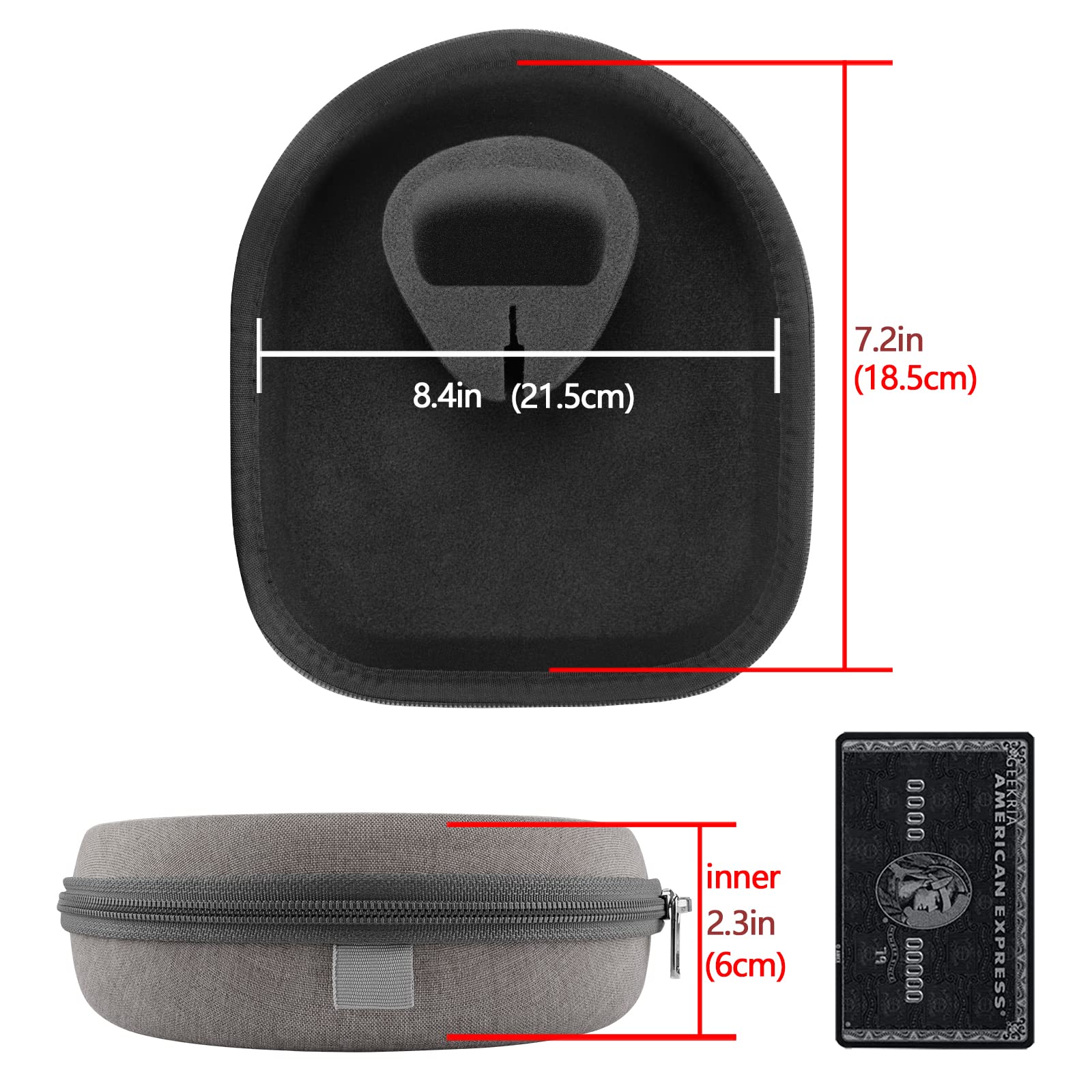 Amazon.co.jp: Geekria ケース 互換性 Pro ヘッドホンケース