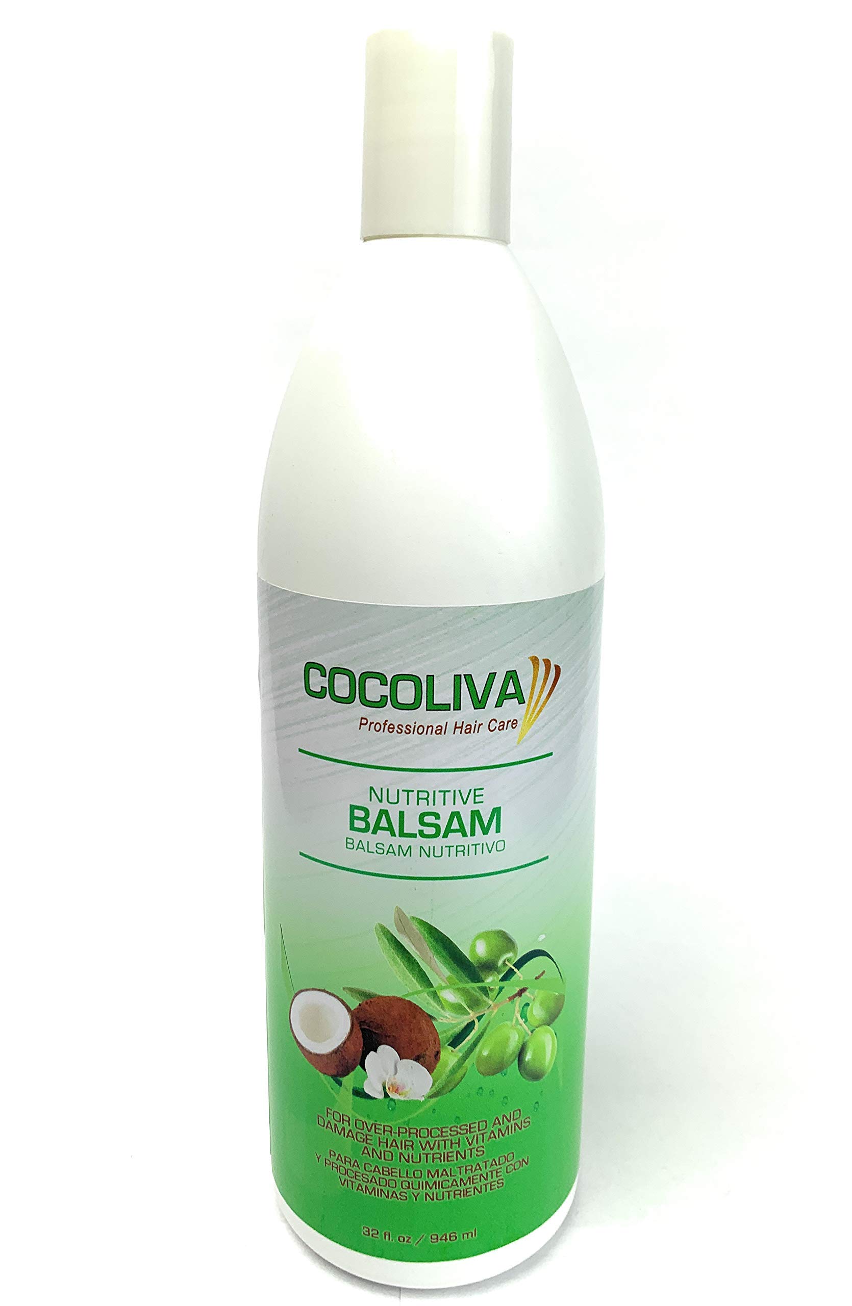 COCOLIVA Crecimiento-Nutritive Balsam For Over-Processed and Damaged Hair - VERGARAT (32 Ounce)