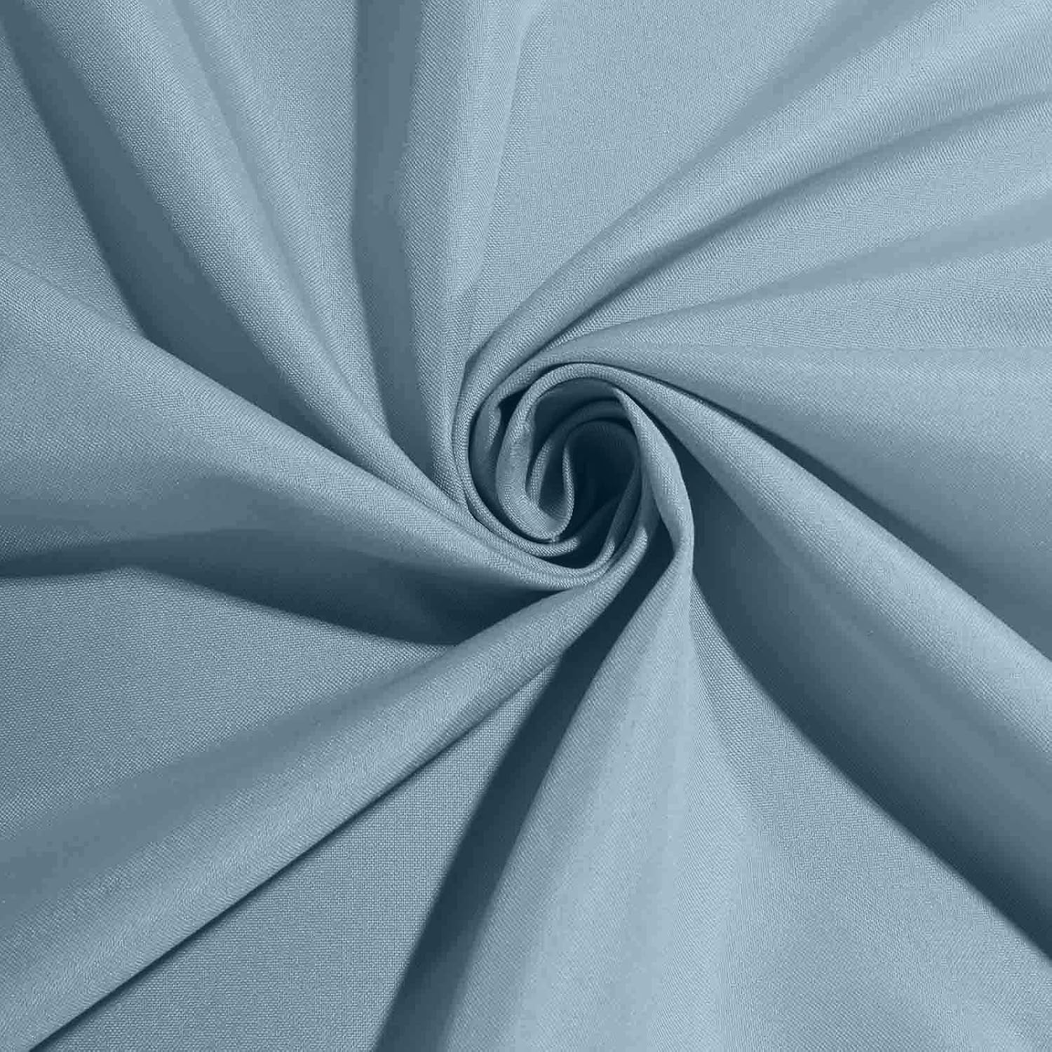 100 pcs 20-Inch Dusty Blue Polyester Table Napkins Reusable Washable Wedding Party Dinner Linens Tableware Supplies