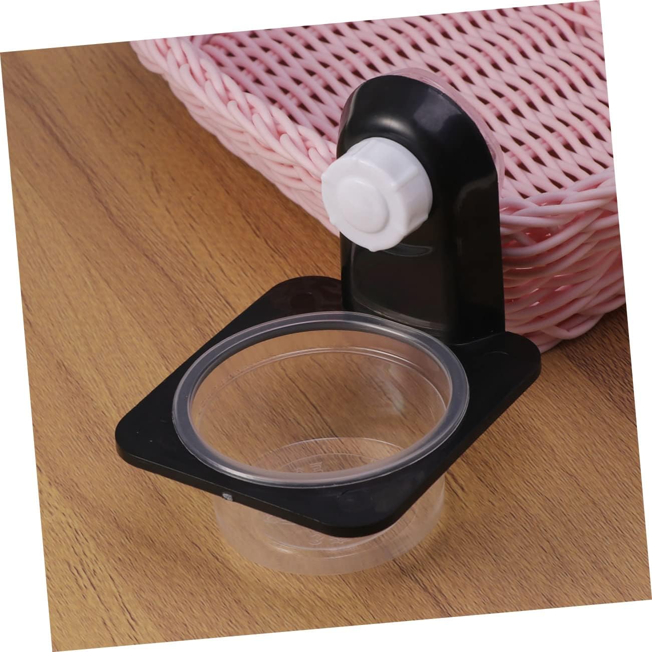 DOITOOL 12pcs Reptile Feeding Dish Water Bowl Black Food and Water Bowls for Lizards Geckos and Other Reptiles Easy to and Space Saving Pet Accessories