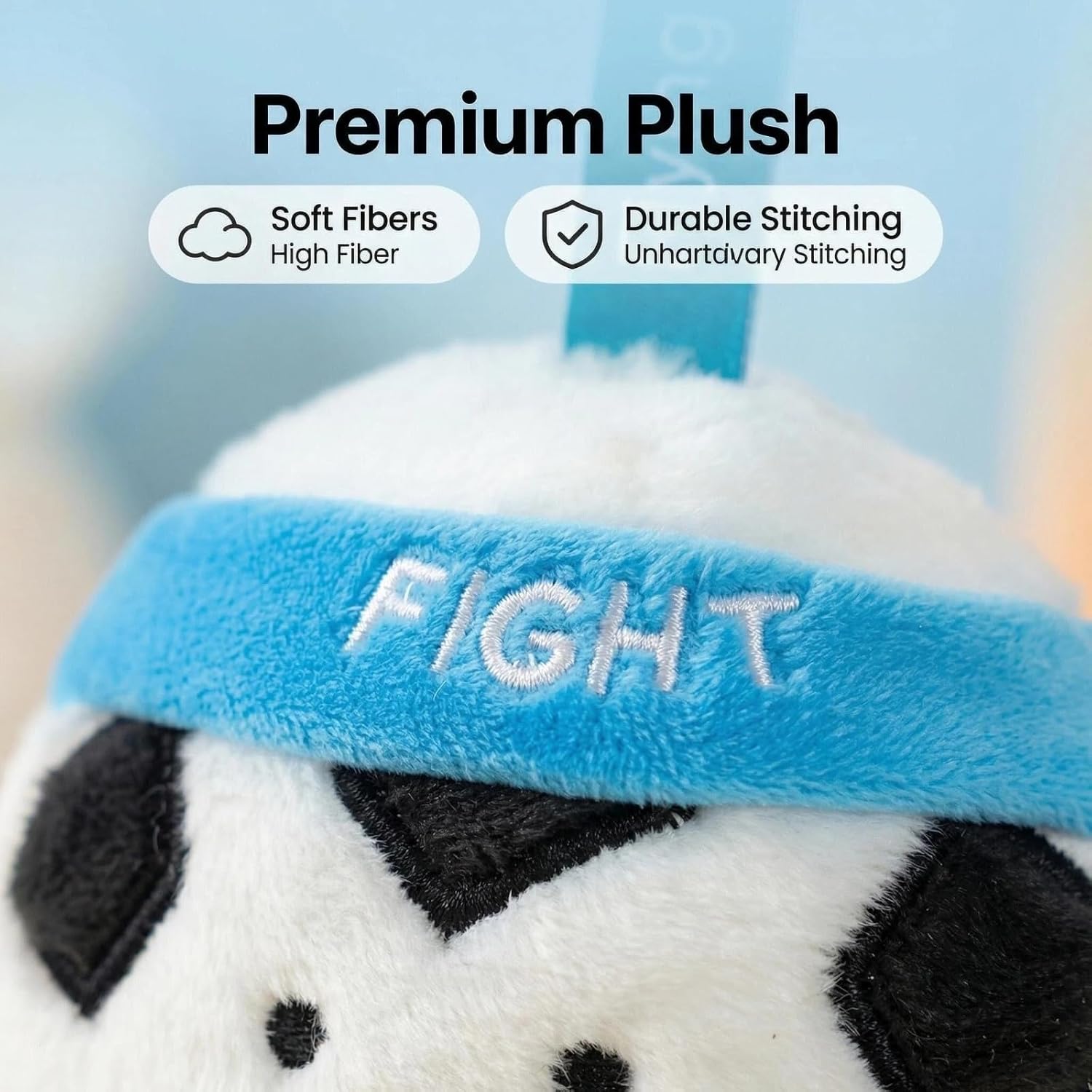 Soccer Keychain Gift Plush Bag Charm Soft Stuffed Football Key Ring Backpack Accessories Cute Sports Keychain Pendant image 5
