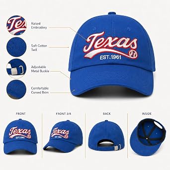 Baseball Cap for Men and Women, Classic Cotton Sports Dad Hat