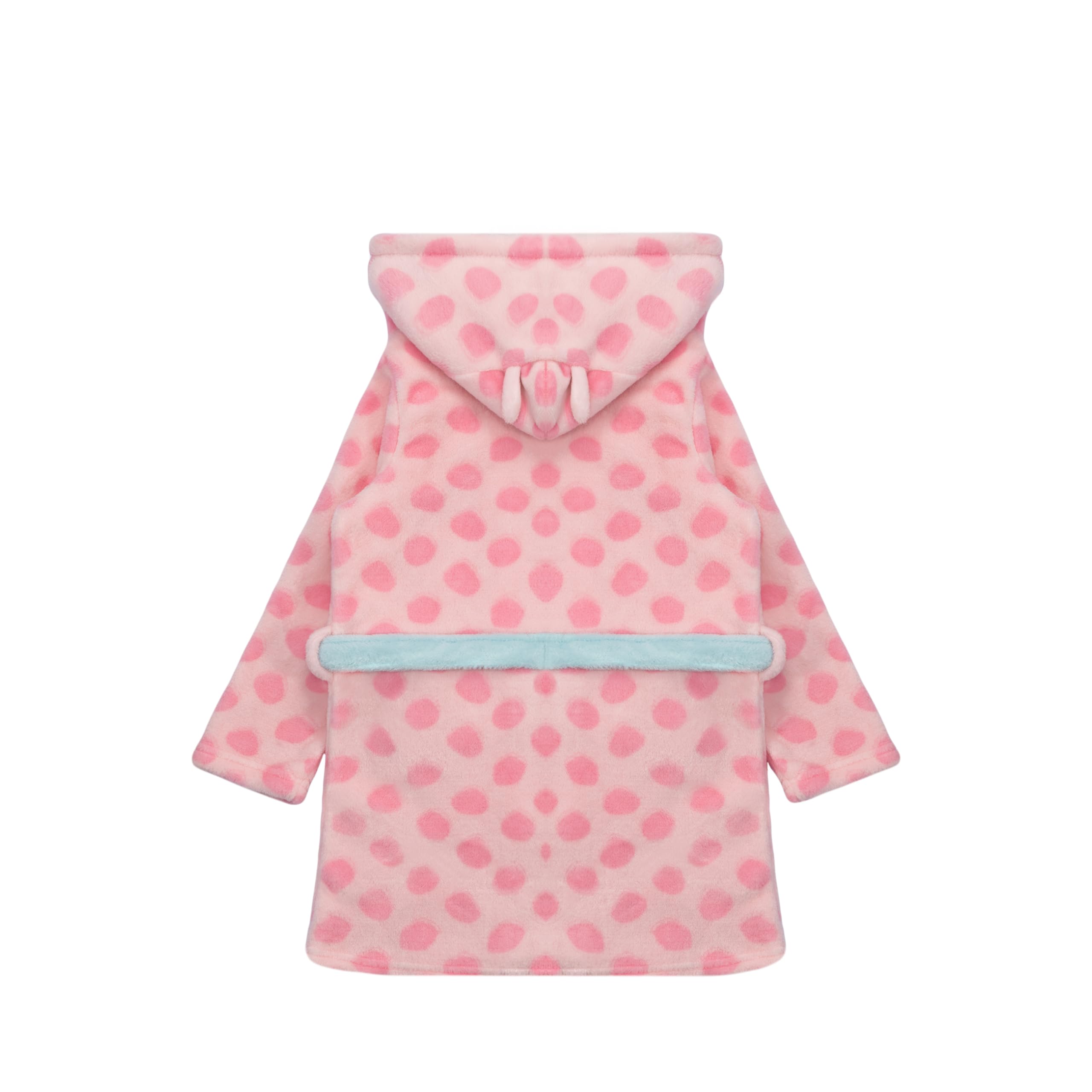 Peppa Pig Mädchen Bademantel Peppa Wutz Morgenmantel Fleece Hausmantel
