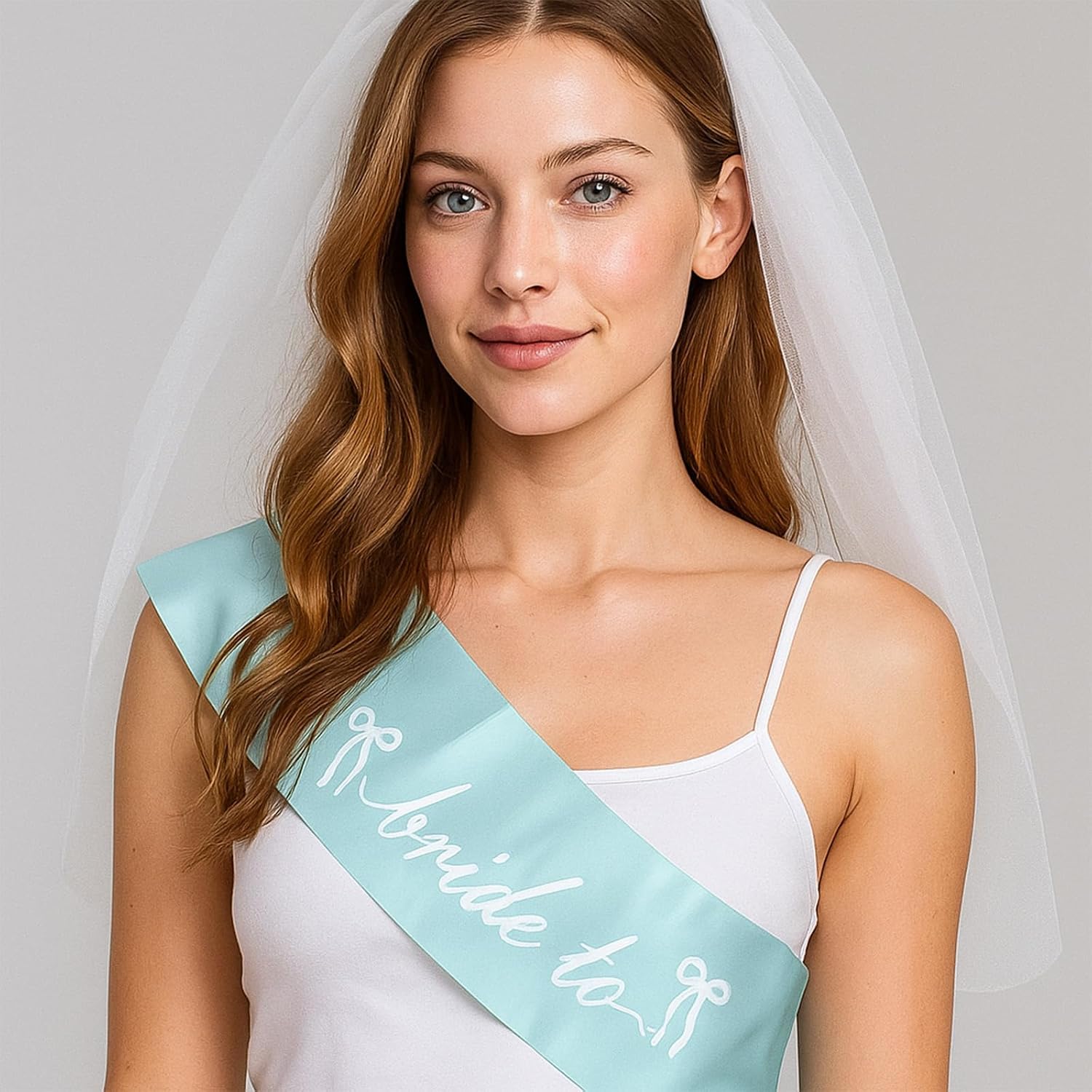 Blue Bride To Be Sash,Blue Bow Bachelorette Party Decorations, Bridal Shower Gift, Bridesmaid Favors