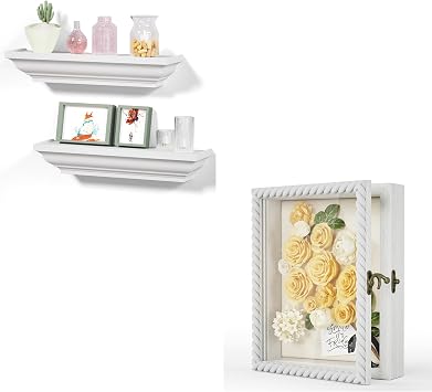 Alsonerbay Bundle - Floating Shelves and Shadow Box