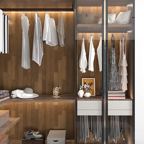 Miniatura 5 de Danodoi Papel tapiz de madera marrón papel de contacto de madera 157 x 787 pulgadas papel tapiz autoadhesivo extraíble papel de madera vintage para