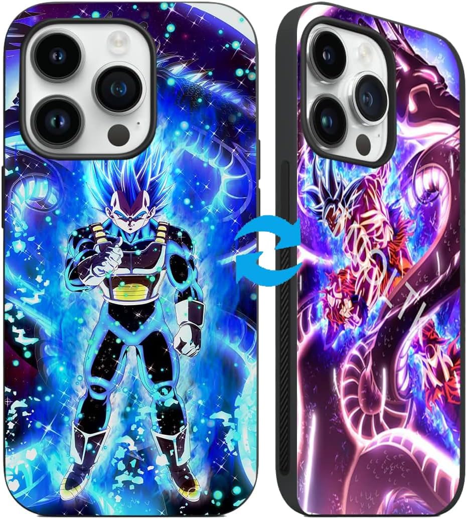 3D iPh 13 Pro Case Anime Motion Anime Phone Case Shockproof Soft TPU Anti-Scratch Non-Slip Japanese Manga Case for iPh 13 Pro 6.1 Inch