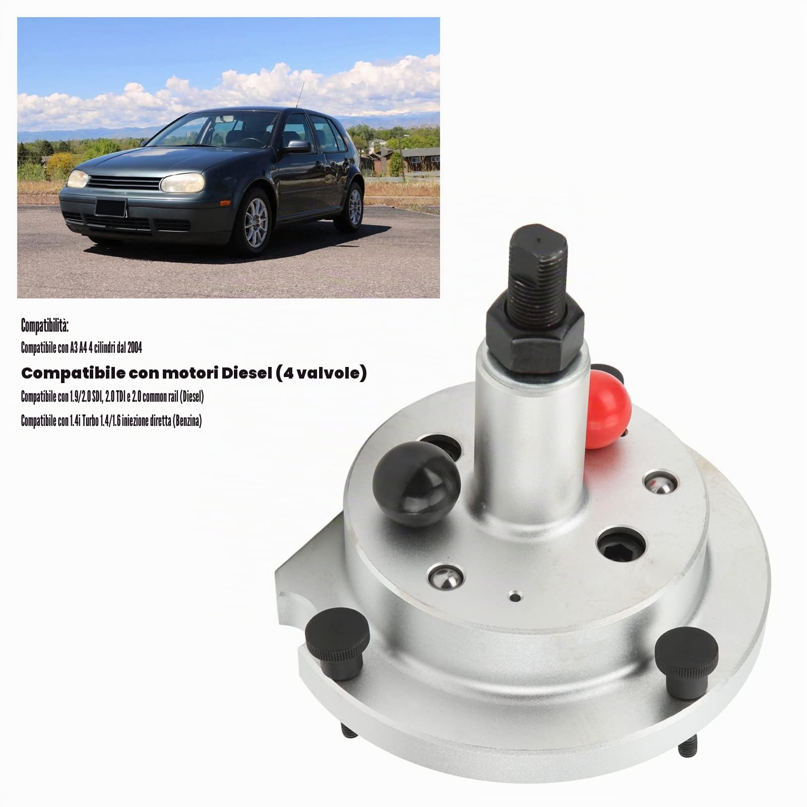T10134, Strumento di Rimozione della Flangia della Guarnizione della Guarnizione dell'albero Motore Posteriore a Lunga Durata Ad Alta Resistenza, Standard Originale per Motori