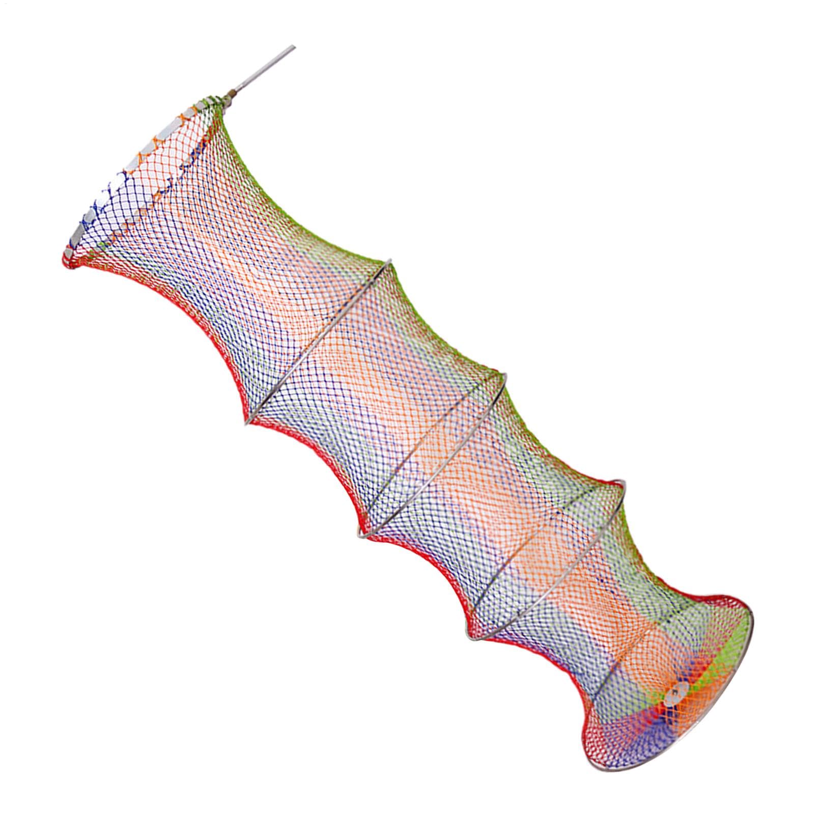 Cage de poisson et sac de filet de pêche pliable pour réservoir et eau douce