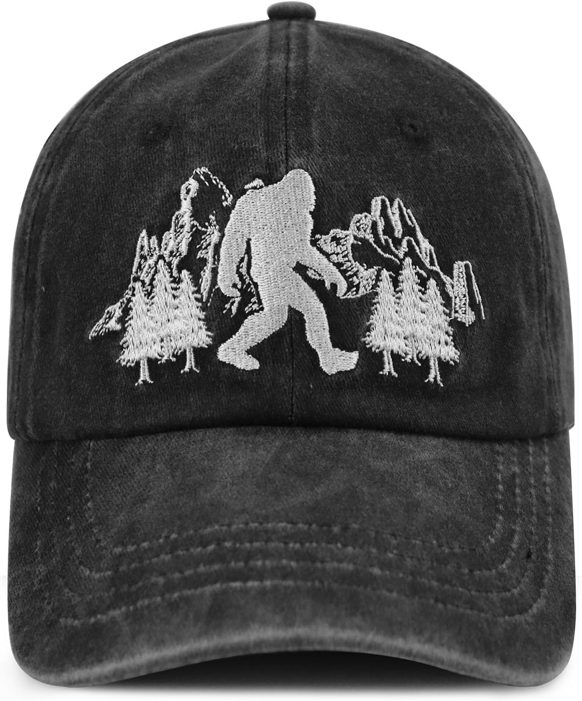 Bigfoot Hat for Men Women, Funny Embroidered Big Foot Baseball Cap