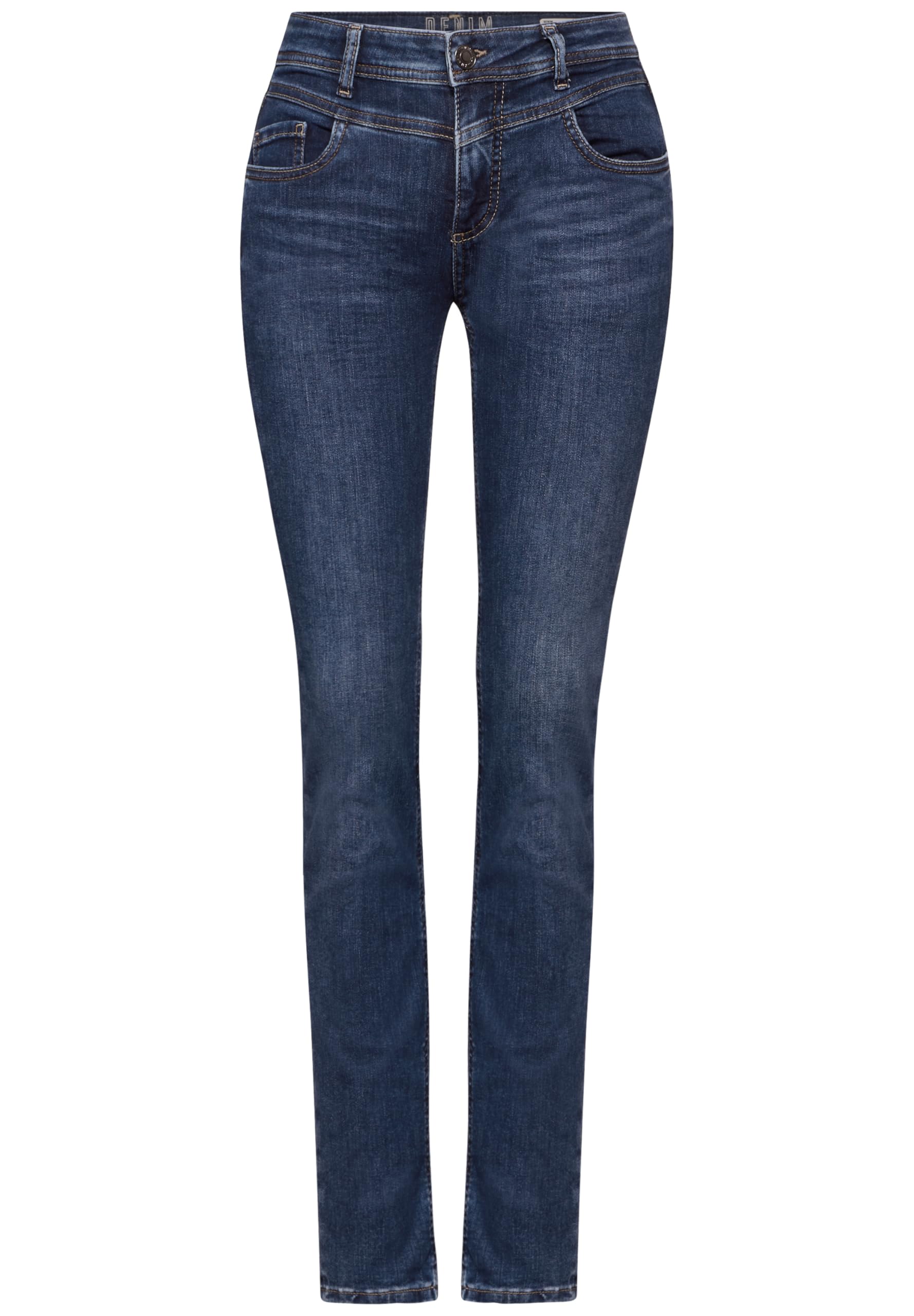 Street One Style Denim Jane 1-knopf 49_59 - Dżinsy o swobodnym kroju Kobiety