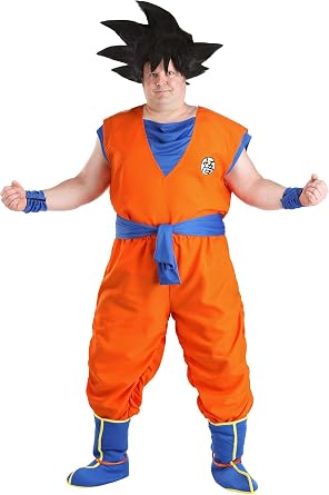 Authentic Dragon Ball Z Adult Plus Size Goku Costume Channel Your Inner Saiyan!