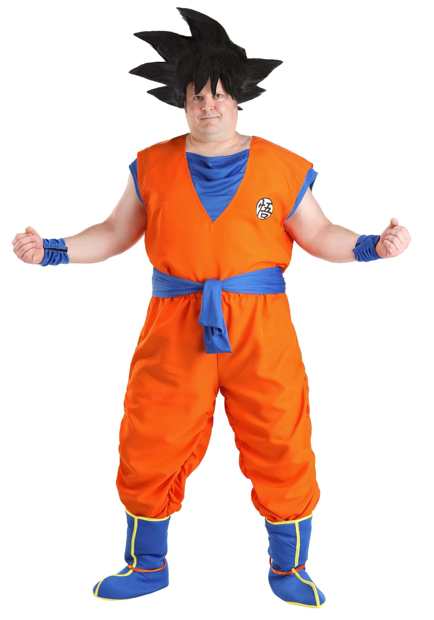 Fun Costumes Authentic Dragon Ball Z Adult Plus Size Goku Costume: Channel Your Inner Saiyan!