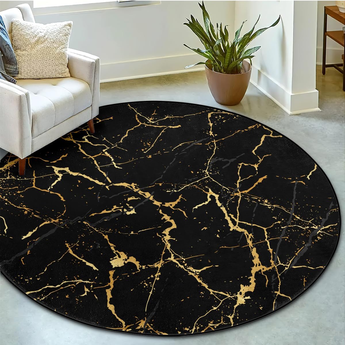 CCoutueChen Black Red Vintage Roses Carpet for Living Room 3x5 Machine Washable Retro Floral Area Rug Non Slip Retro Low Pile Floor Mat for Living