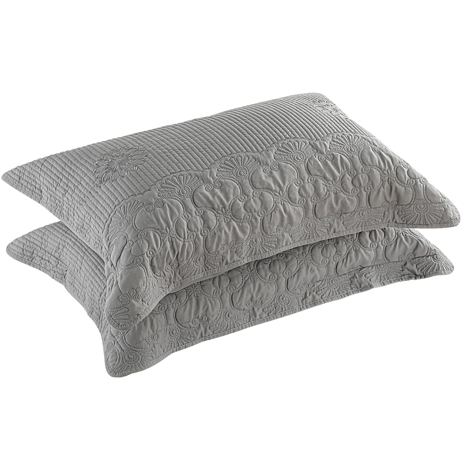 BOSOWOS - Juego De 2 Fundas De Almohada Tamaño Queen, Ultra