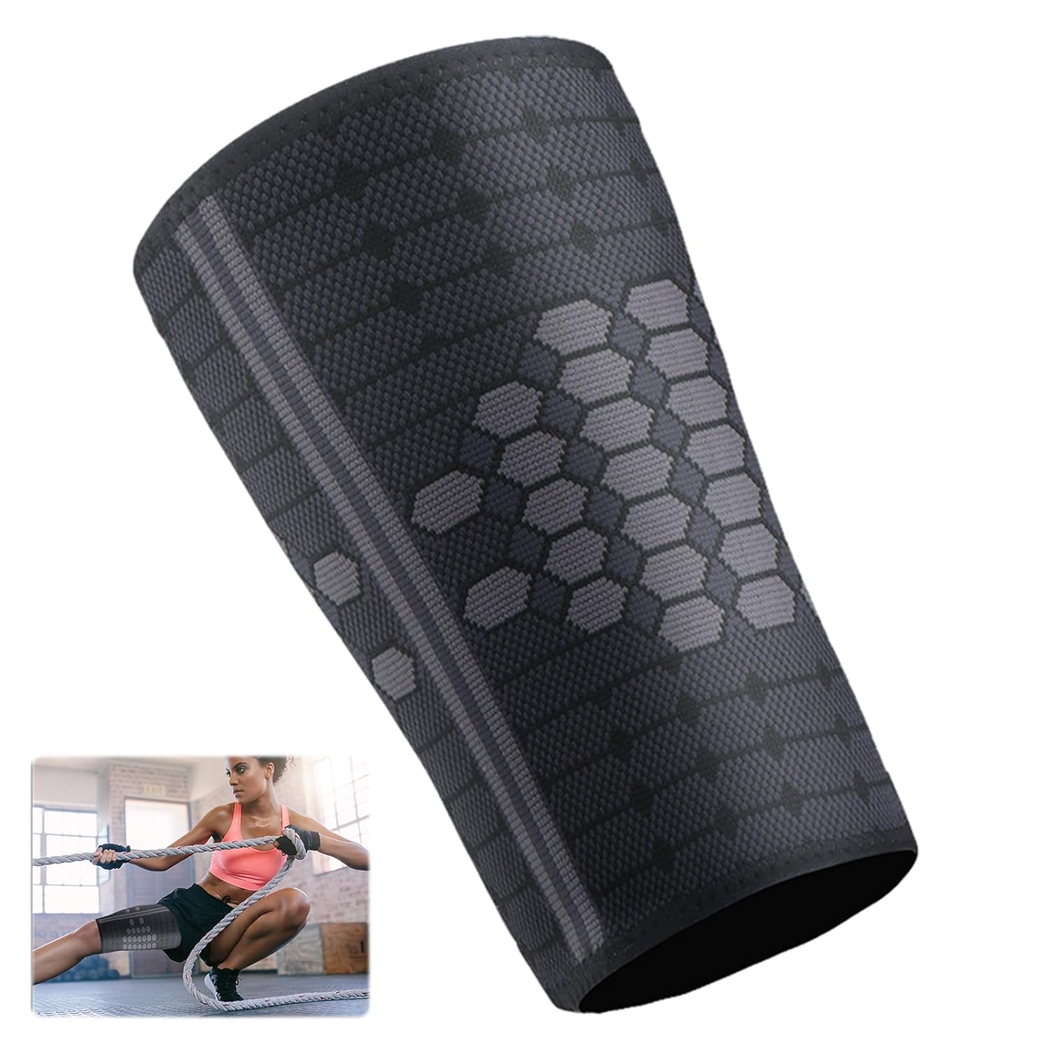 kuryt Thigh Compression Sleeve1PCS Hamstring Support Targeted