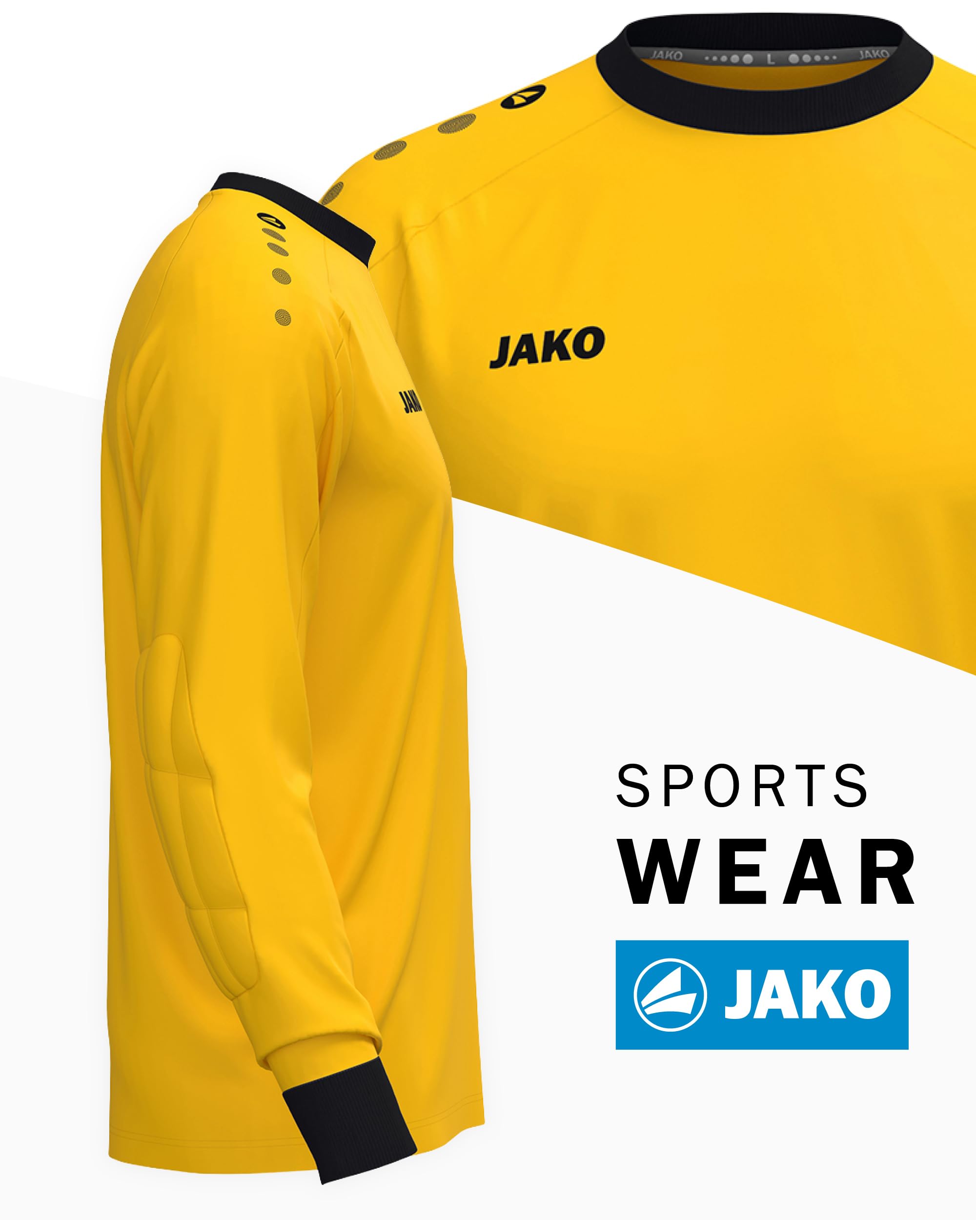 JAKO One Torwarttrikot Herren & Damen – Für Training und Wettkampf aus 100% recyceltem Polyester, atmungsaktiv & mit optimaler Passform