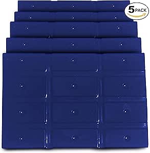 Candle Dye For DIY Soy Candle Making - 5 Blue Color Wax Dye Blocks Candle Making Supplies- 60 Total Pieces Dye 20 to 30 Lbs of Wax