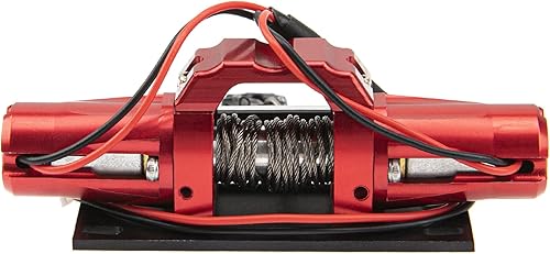 Miniatura 3 de Cabrestante universal de simulación con motor dual compatible con Traxxas TRX4 Axial SCX10 90046 D90 escala 1/10 RC Crawler Car