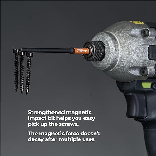 Miniatura 5 de Toolant Impact Allen - Juego de brocas de llave Allen de impacto de 20 piezas (métricas y SAE), brocas hexagonales de acero S2 de vástago hexagonal