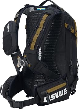 USWE Core Backpack, a High End Daypack for Enduro, Dirtbike, Moto, Black (25L Black/Bronze)
