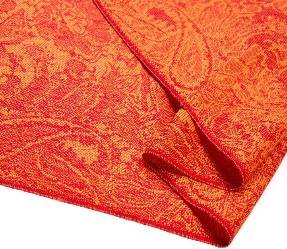 Paisley Scarf Shawl Jacquard Wrap Stole Two Tones Vintage Soft Lightweight With Fringes Reversible - Image 6