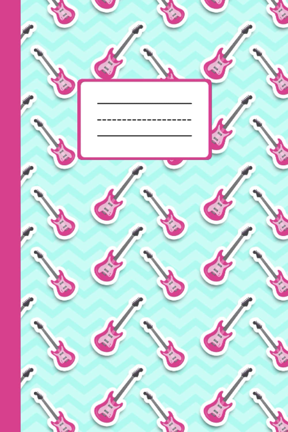 Cahier de notes A5 rock à carreaux pour fille