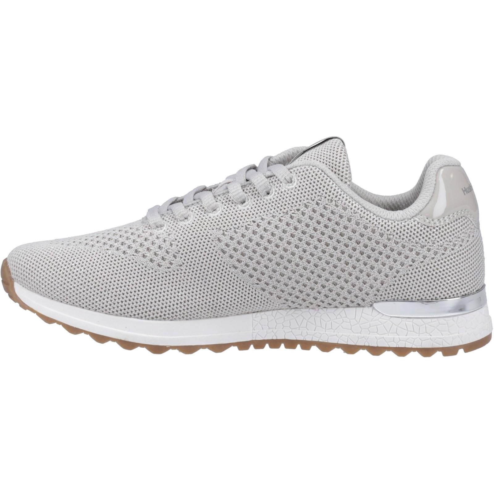 Hush Puppies Womens Katrina Trainer Sneaker, Grey, 4 UK
