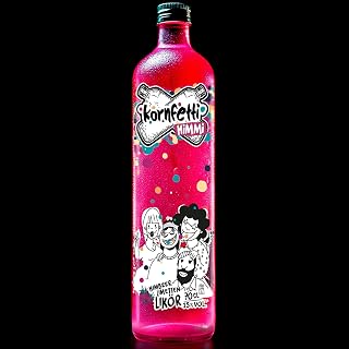 HIMMI Himbeerlikör mit Limetten-Kick: Fruchtig-Süßer Schnaps, Weizenkorn Basis, Festival Geschenk, Für Cocktails & Shots