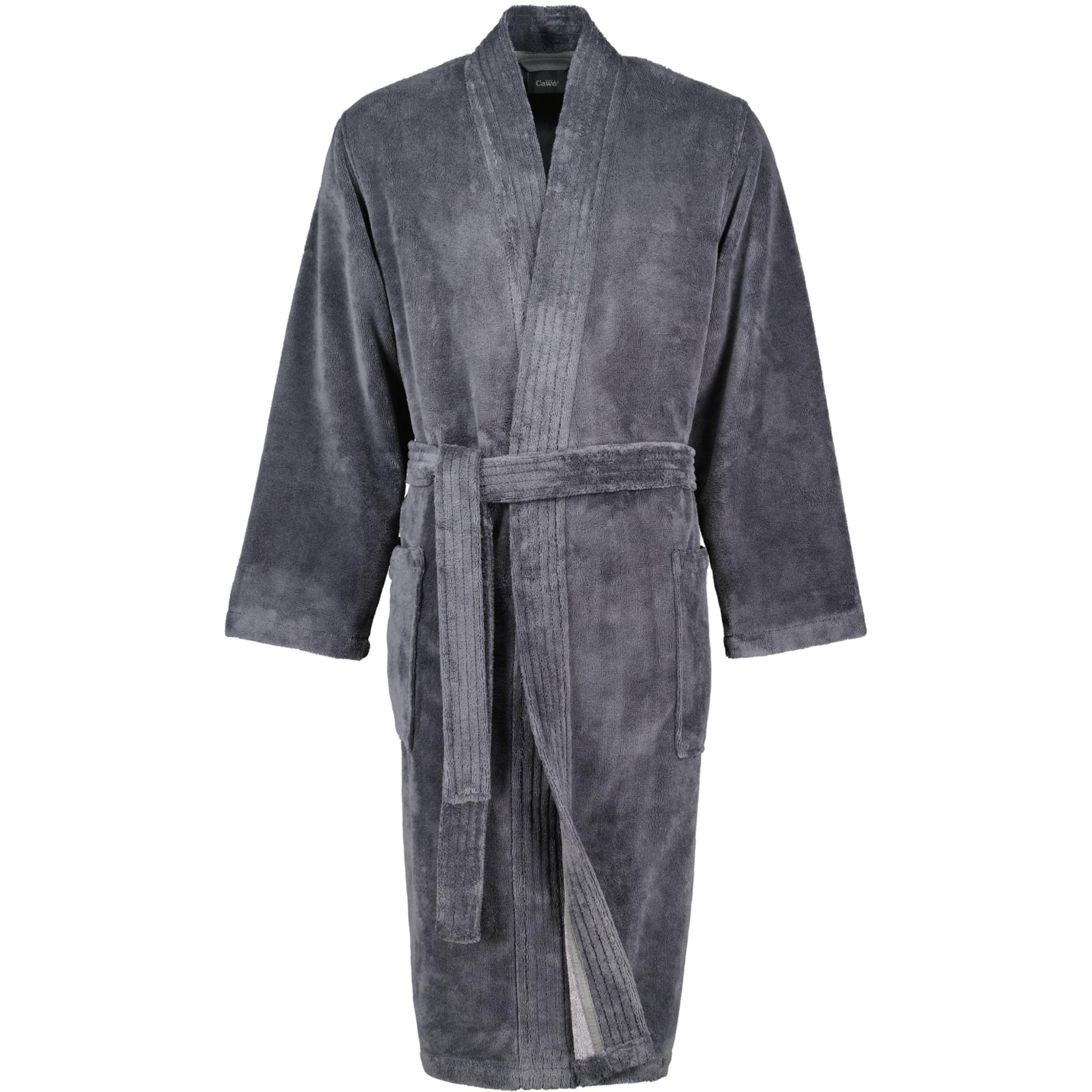 Cawö Bademäntel Herren Kimono 800 anthrazit - 71