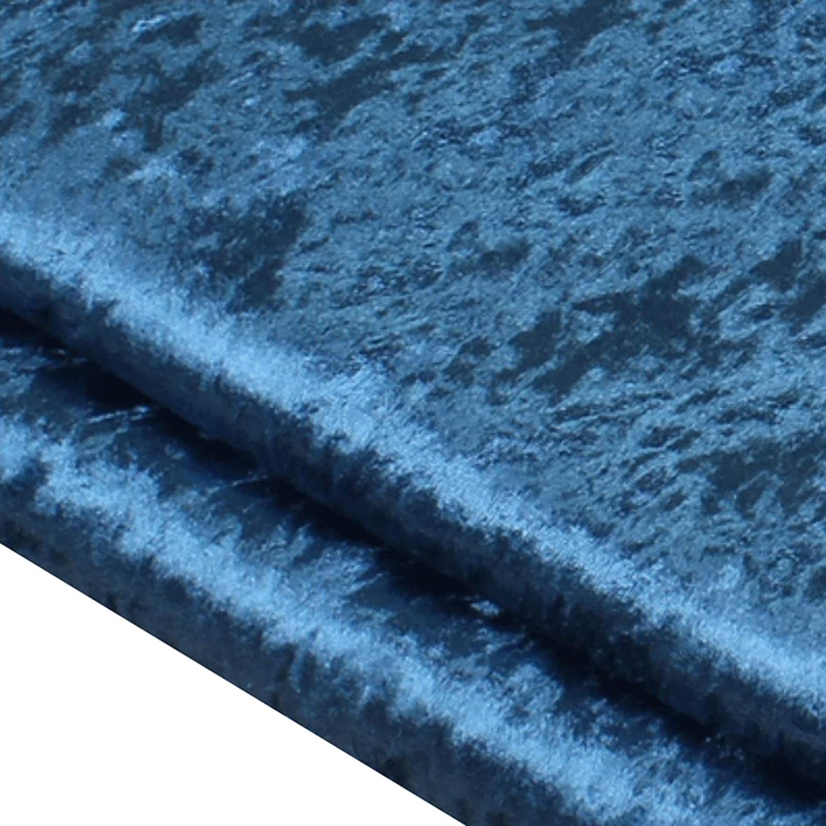 Tissu velours au mètre bleu polaire fleece respirant et confortable