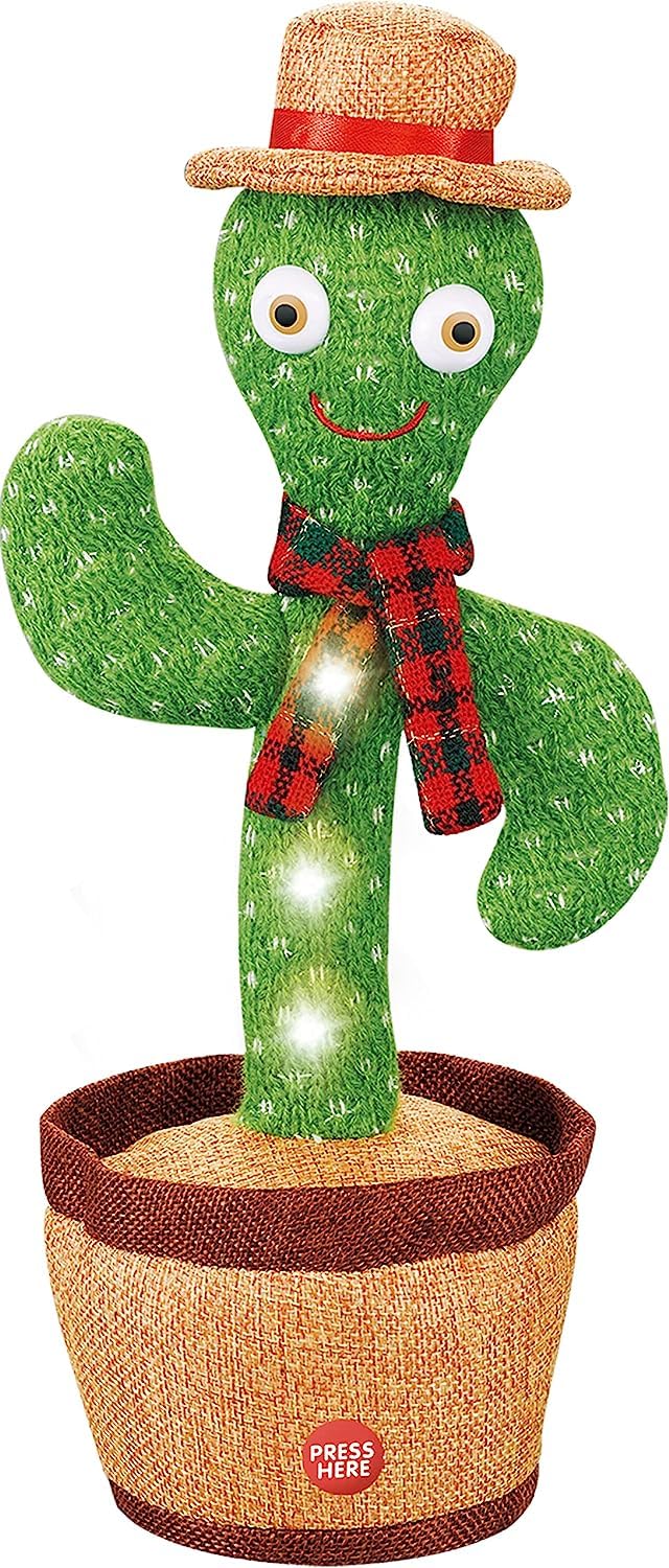 Dancing CactUS, Battery Operated, Ready To Play, Multicolor, Crk829